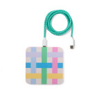 Kikkerland Inkerie Ασύρματος φορτιστής με καλώδιο USB-C Grid