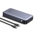  Ugreen PB532/55989B Power Bank 20000mAh PD 30W 3 Θέσεων, με καλώδιο USB-C 60W (Γκρι)