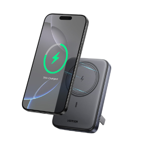 Ugreen PB562/55140 Magnetic Wireless Power Bank 10000mAh PD 20W (Μαύρο)