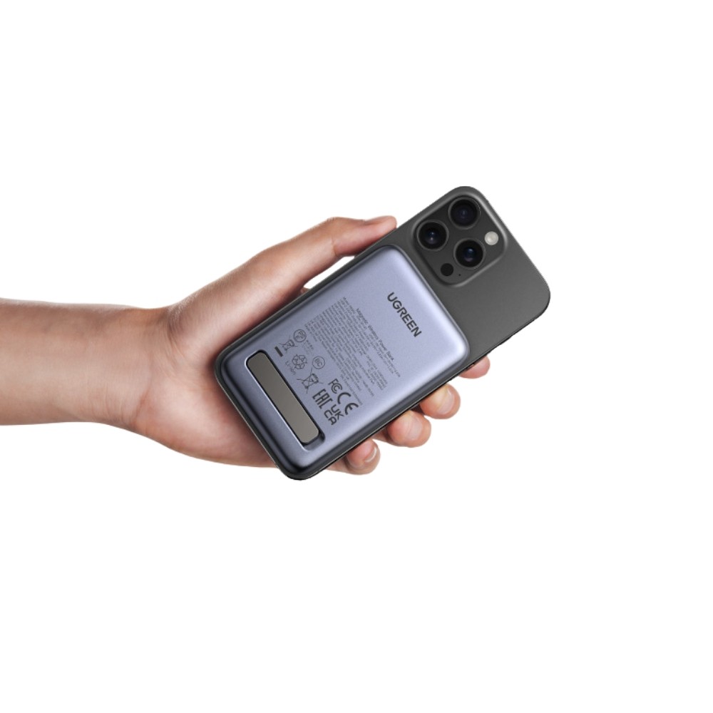 Ugreen PB562/55140 Magnetic Wireless Power Bank 10000mAh PD 20W (Μαύρο)