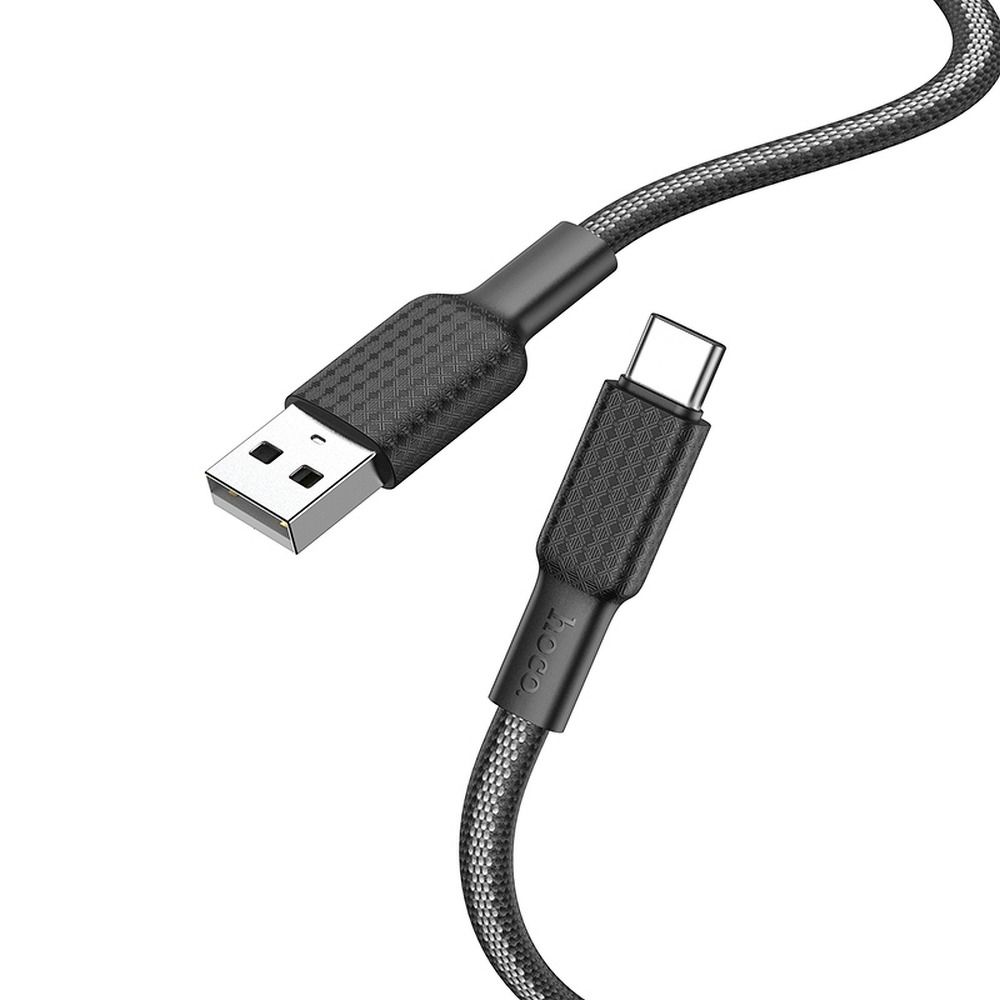 Hoco X69 Καλώδιο Φόρτισης USB σε USB-C 3A 1m (Μαύρο) 
