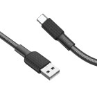 Hoco X69 Καλώδιο Φόρτισης USB σε USB-C 3A 1m (Μαύρο) 