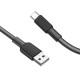 Hoco X69 Καλώδιο Φόρτισης USB σε USB-C 3A 1m (Μαύρο) 
