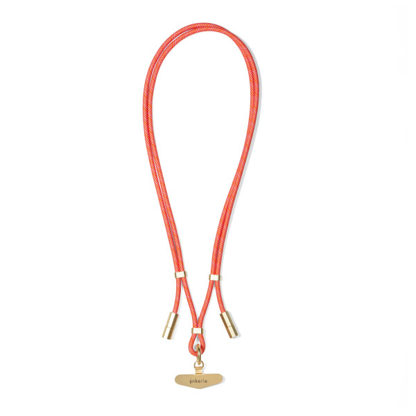 Kikkerland Inkerie Λουράκι Λαιμού και Καλώδιο Φόρτισης USB-C (Ροζ)