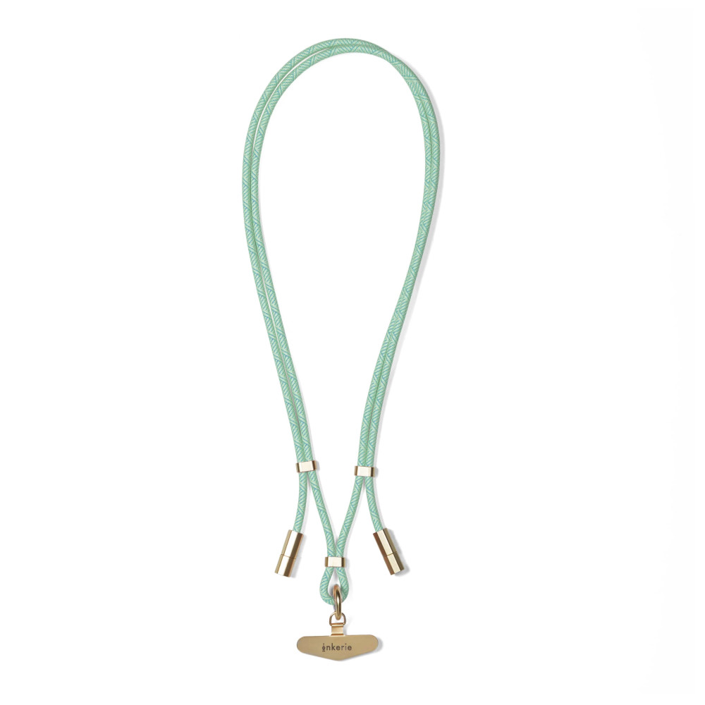 Kikkerland Inkerie Λουράκι Λαιμού και Καλώδιο Φόρτισης USB-C (Γαλάζιο)