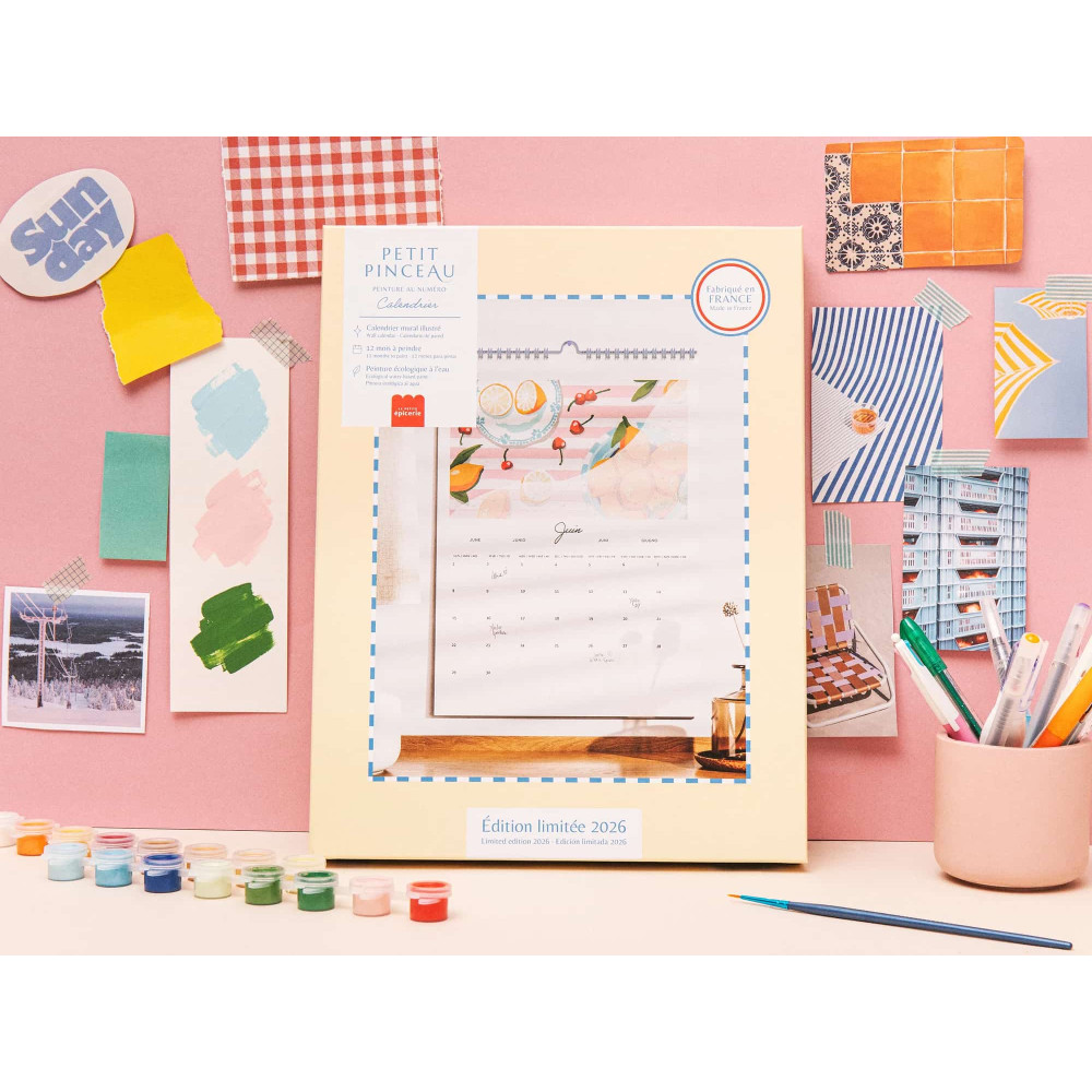 Petite Epicerie Σετ Ζωγραφικής με Αριθμούς - Ημερολόγιο 2026