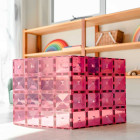 Connetix Pastel Pink & Berry Base Plate Μαγνητικά Τουβλάκια Κατασκευών 2τμχ.