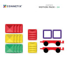 Connetix Rainbow Motion Pack Μαγνητικά Τουβλάκια Κατασκευών 24τμχ.