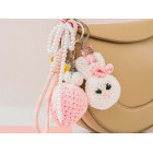 Petite Epicerie Σετ Πλεξίματος My Bag Charms - Glam Pink