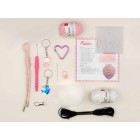 Petite Epicerie Σετ Πλεξίματος My Bag Charms - Glam Pink