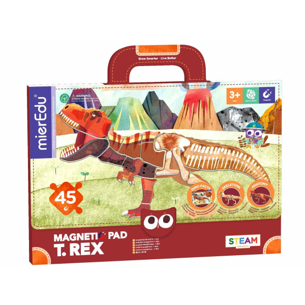MierEdu Μαγνητικό Παζλ T-Rex