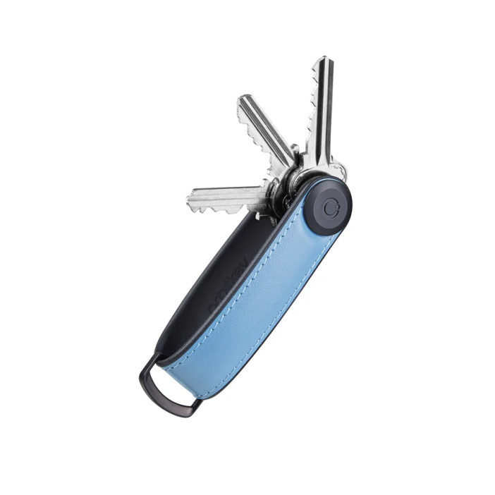 OrbitKey Hybrid Leather Key Organiser Κλειδοθήκη Μπρελόκ (Lake Blue)