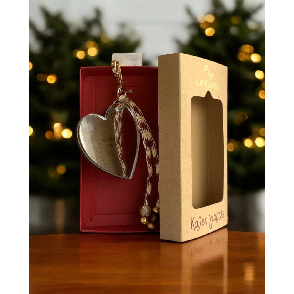 LifeLikes Γουράκι Charm Τσάντας Καθρεφτάκι για τη Νονά