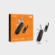 Key Organiser Crazy Horse (Black with Orange Stitching) + Multi-Tool v2 Set (Black) - Gift Set