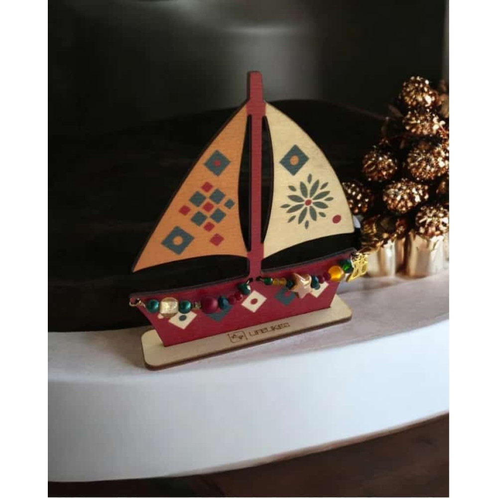 LifeLikes Γούρι 2D Καραβάκι για το Νέο Έτος