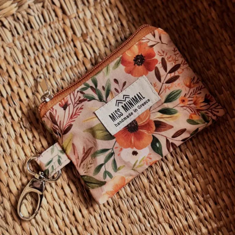 Miss Minimal Key Chain Μπρελόκ Πορτοφολάκι Autumn