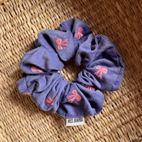 Miss Minimal Scrunchie Pink Ribbons