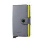 Secrid Miniwallet Πορτοφόλι Matte (Grey & Lime)