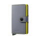 Secrid Miniwallet Πορτοφόλι Matte (Grey & Lime)