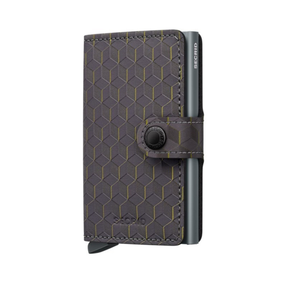 Secrid Miniwallet Πορτοφόλι Optical (Grey-Yellow)