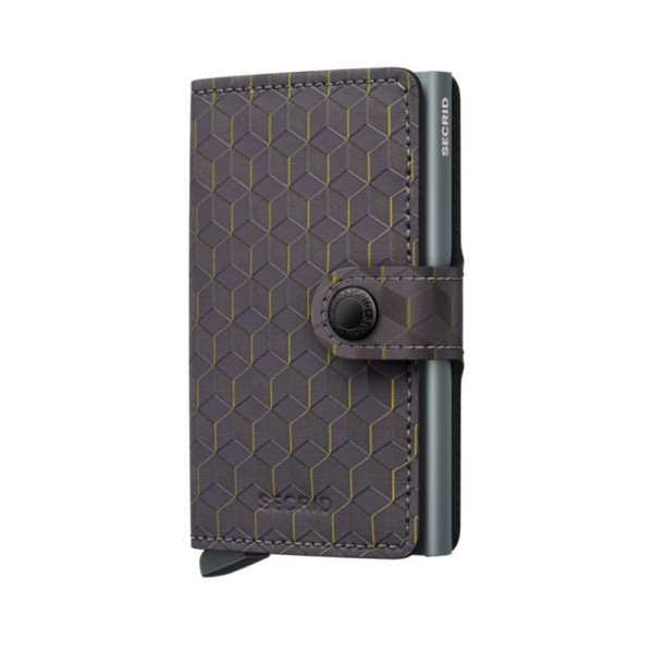 Secrid Miniwallet Πορτοφόλι Optical (Grey-Yellow)