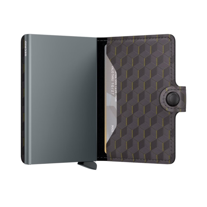 Secrid Miniwallet Πορτοφόλι Optical (Grey-Yellow)