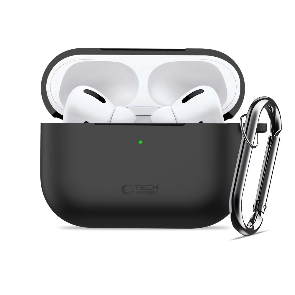 Tech-Protect Silicone Hook Θήκη για Apple AirPods Pro 3 (Μαύρο)
