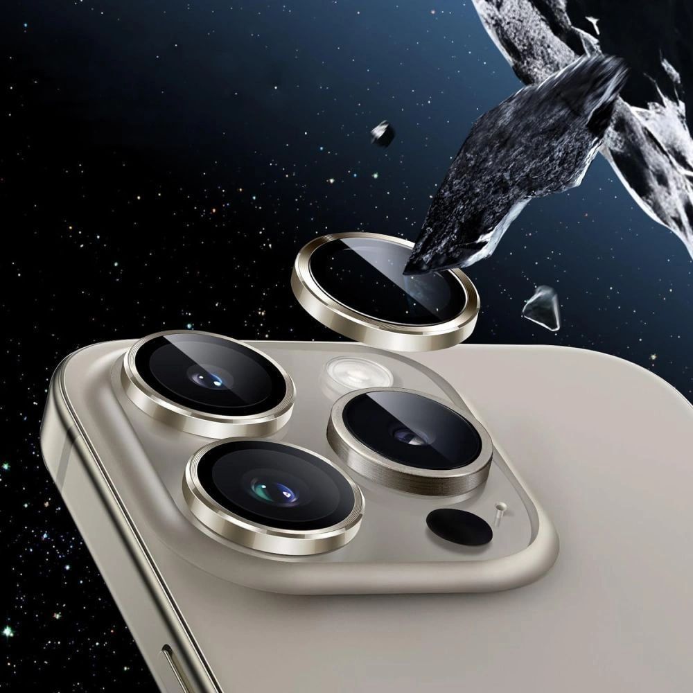 Tech-Protect CAMRING FIT+ Camera Tempered Glass για Apple iPhone 14 PRO / MAX / 15 PRO / MAX / 16 PRO / MAX / 17 PRO / MAX (SILVER)