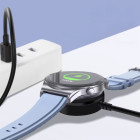 Tech-Protect MC03 ULTRABOOST MAGNETIC φόρτισης για Samsung Galaxy Watch TYPE-C 1m (Μαύρο)