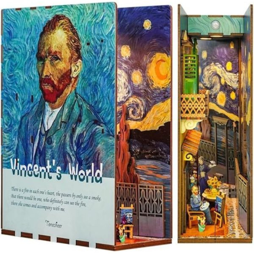Book Nook Βιβλιοστάτης – Vincent’s World
