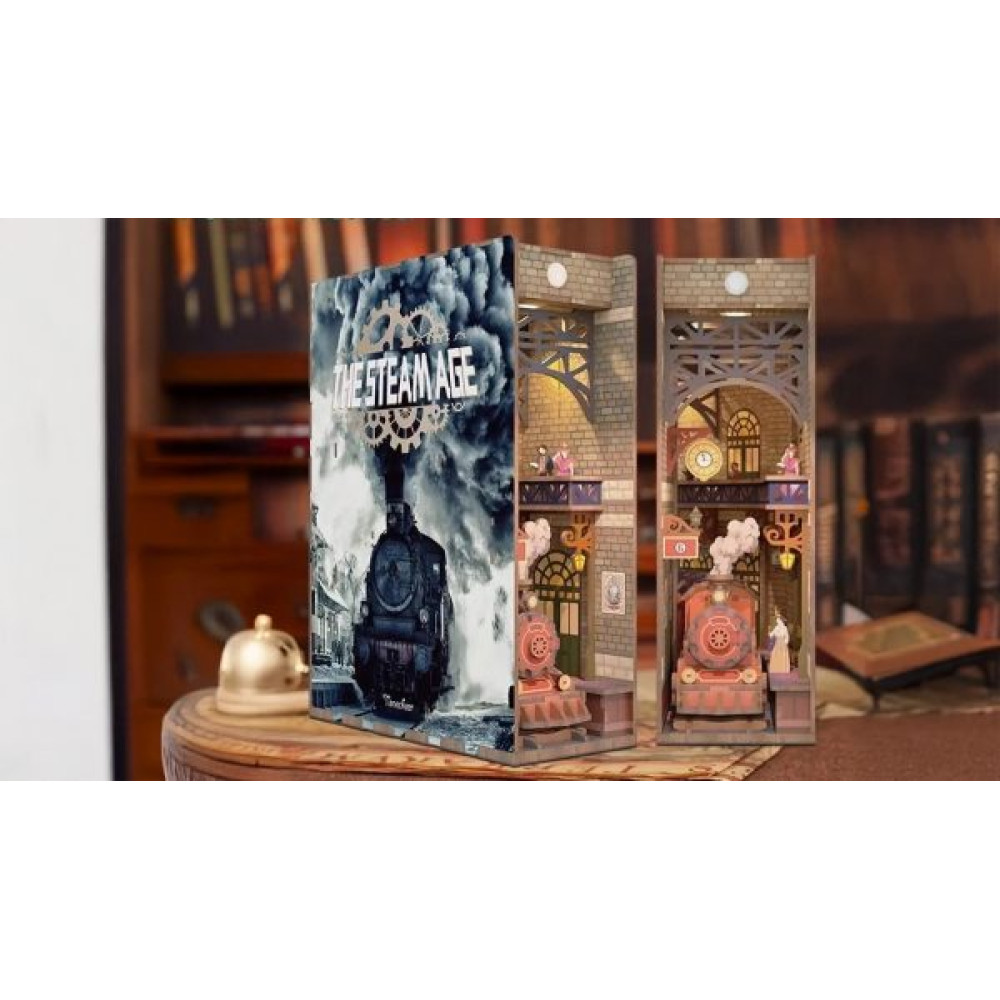 Book Nook Βιβλιοστάτης – The Steam Age