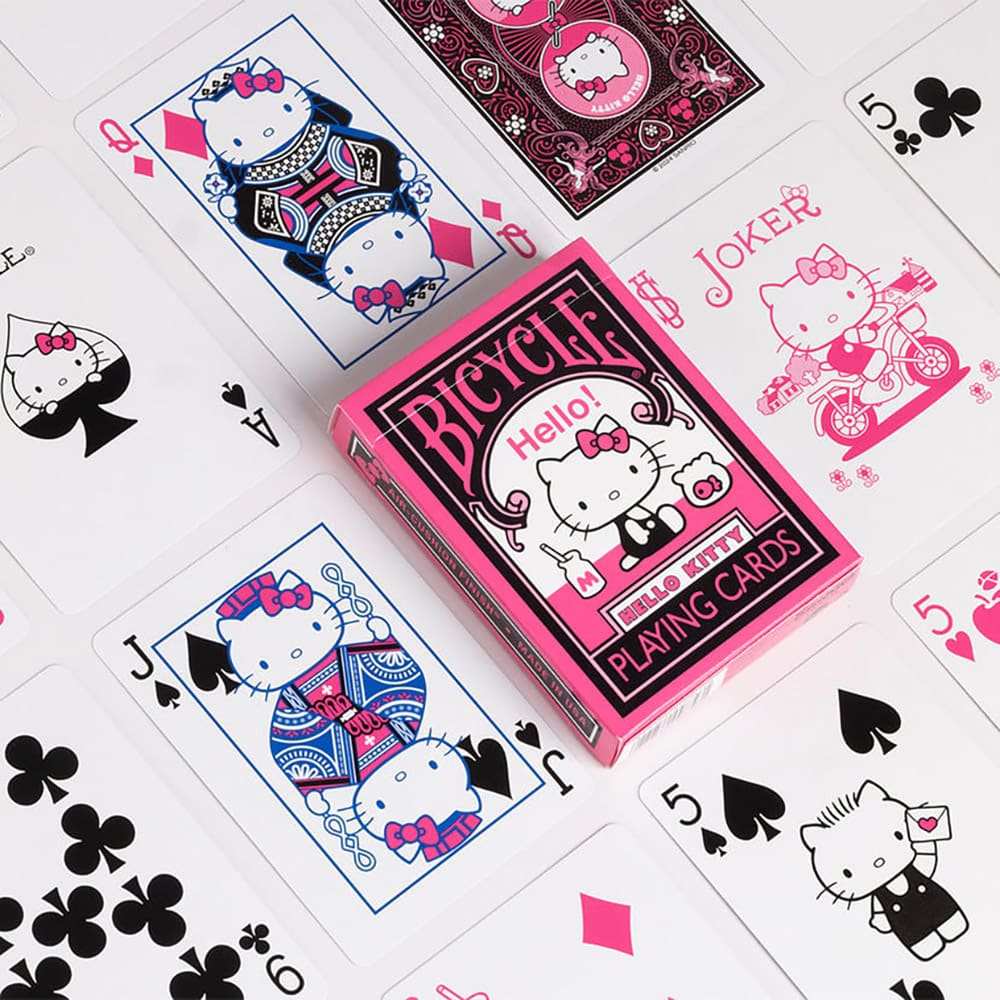 Bicycle Τράπουλα - Hello Kitty Black & Pink