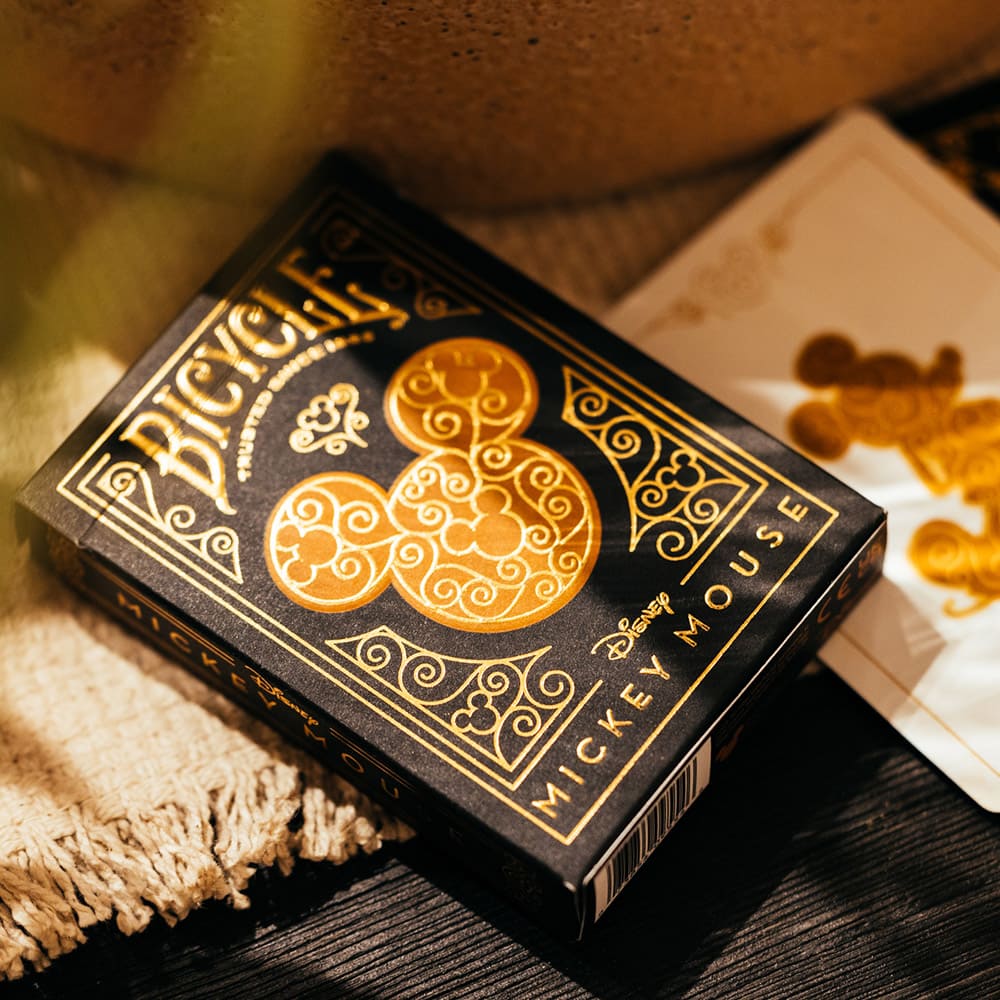 Bicycle Τράπουλα - Mickey Mouse Black & Gold