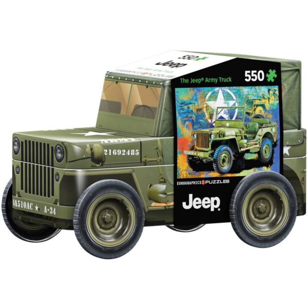 Eurographics Military Jeep Μεταλλική Συσκευασία Puzzle 550τμχ