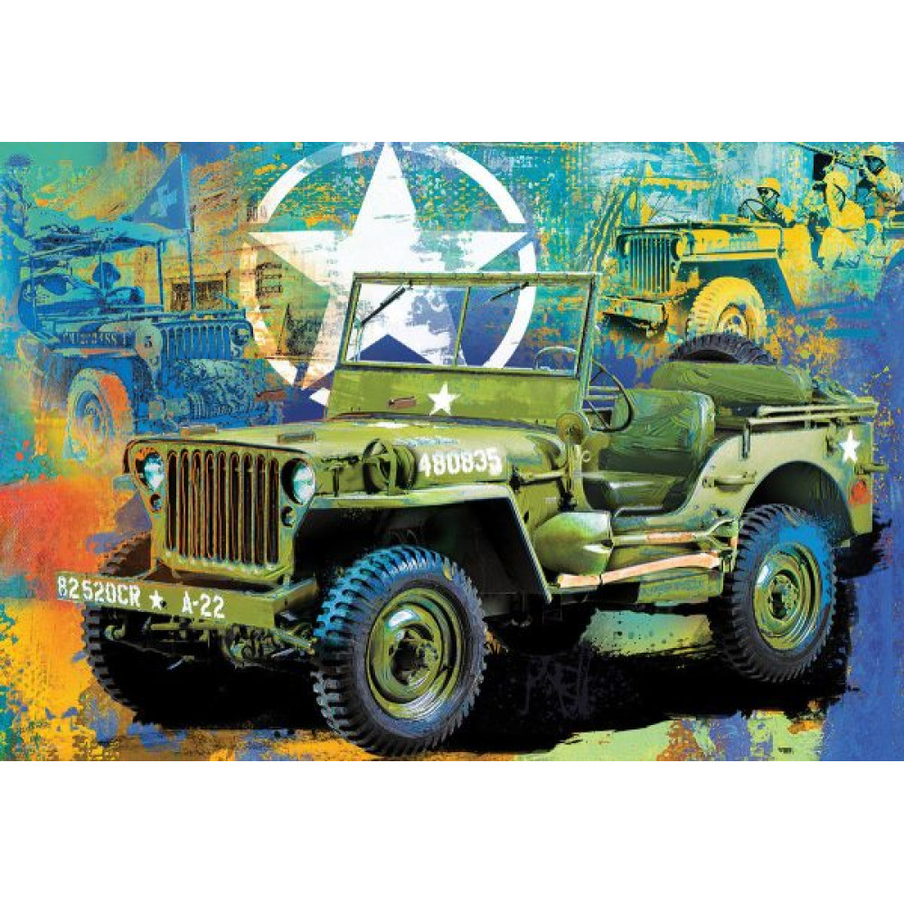 Eurographics Military Jeep Μεταλλική Συσκευασία Puzzle 550τμχ