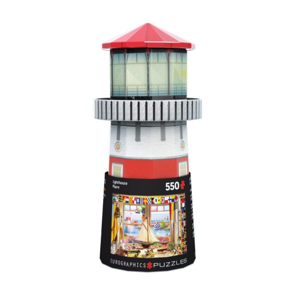 Eurographics Lighthouse Tin Μεταλλική Συσκευασία Puzzle 550τμχ