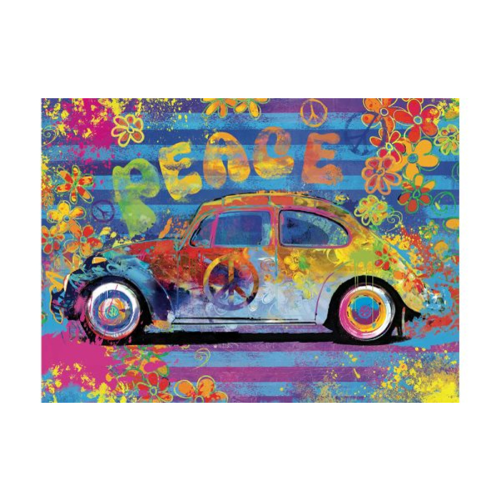 Eurographics VW Beetle Splash Μεταλλική Συσκευασία Puzzle 550τμχ