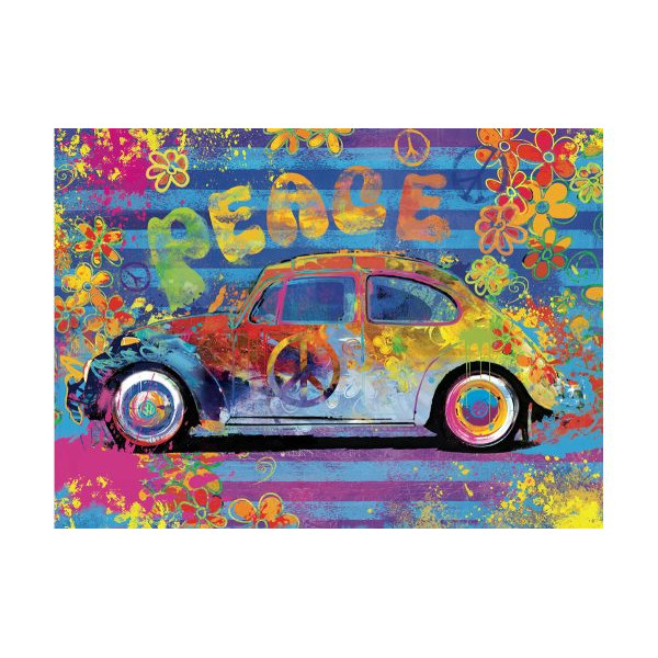 Eurographics VW Beetle Splash Μεταλλική Συσκευασία Puzzle 550τμχ