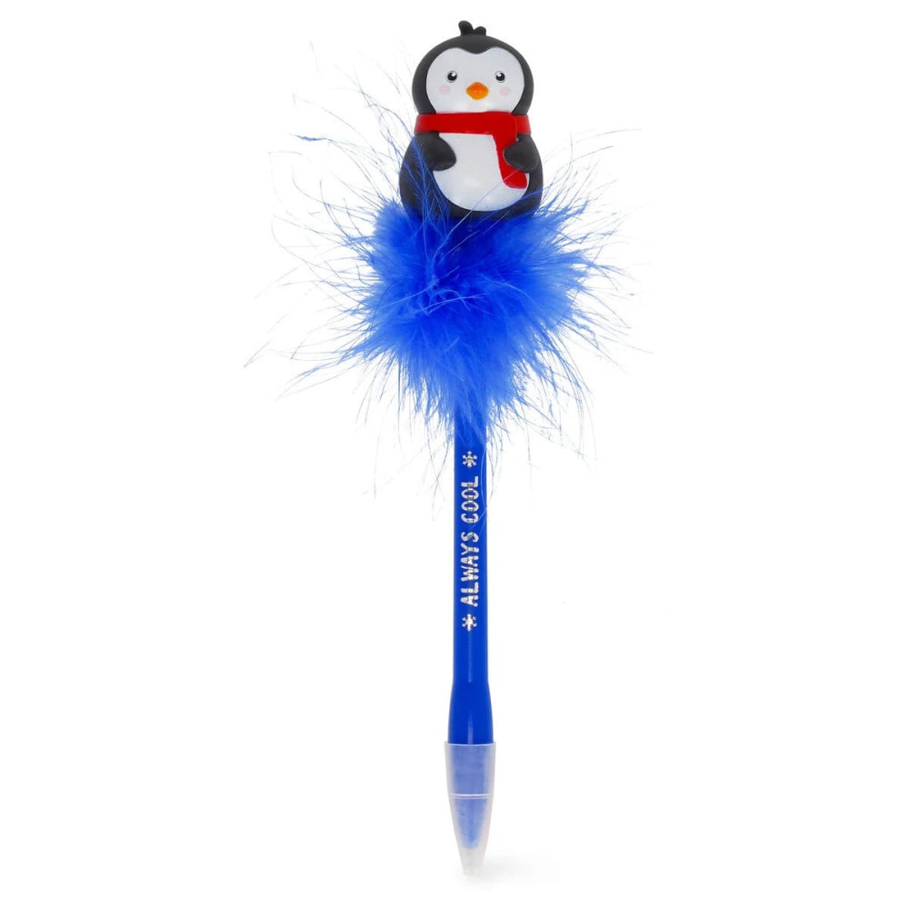 Legami Ballpoint Pen με LED Φως  0,7mm - Writing is Magic "Penguin"