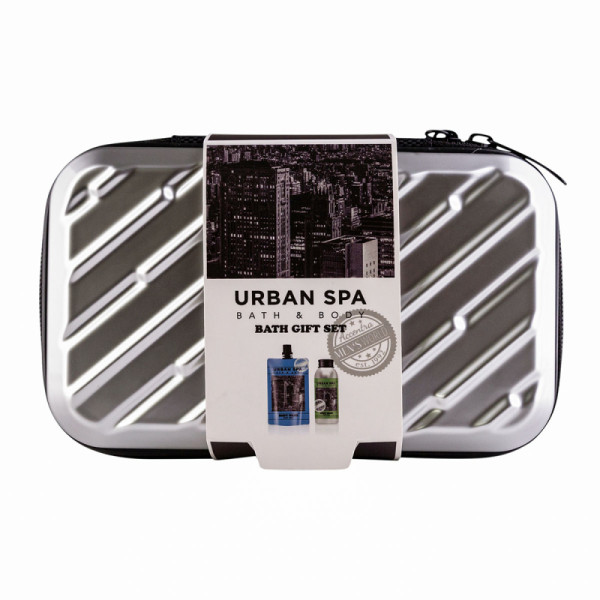 Accentra Ανδρικό Σετ Mπάνιου σε Σκληρή Θήκη με 90ml & 100ml Aνδρικό Aφρόλουτρο, Urban