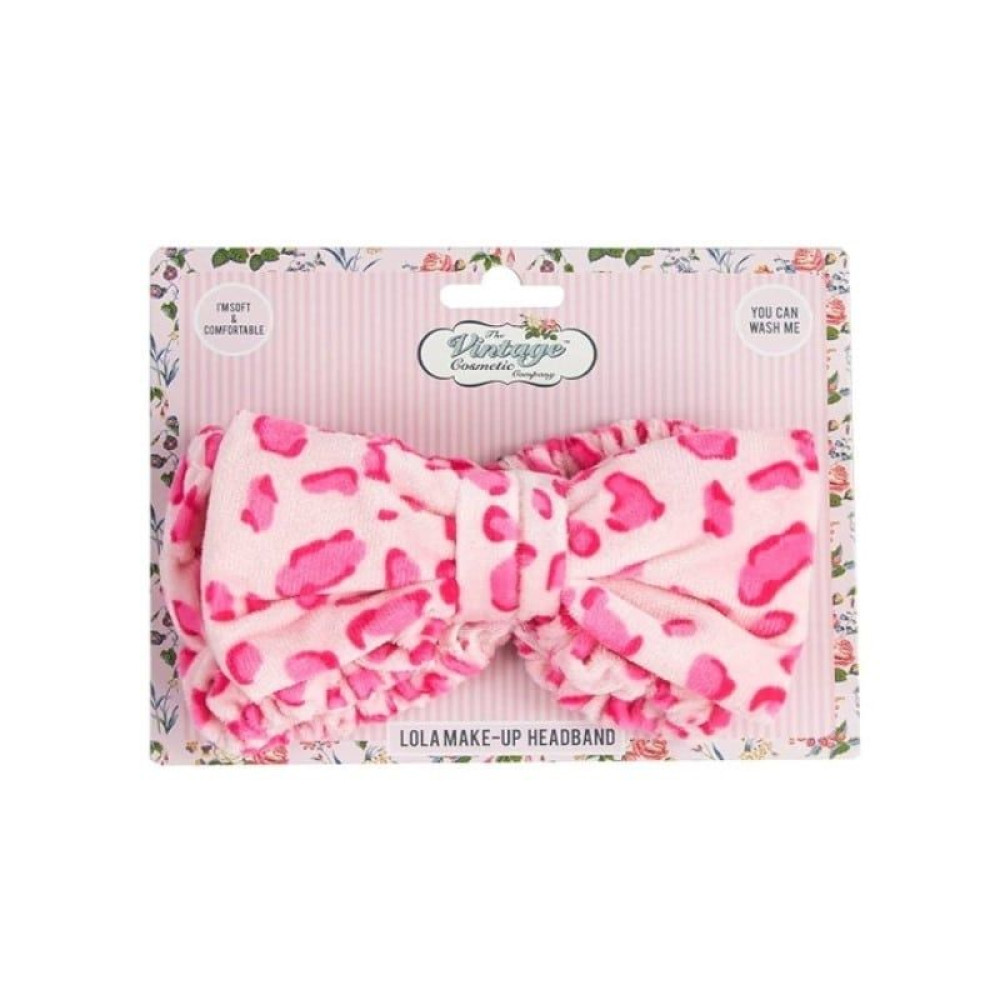 Κορδέλα μαλλιών Lola Make-up Headband - Ροζ Εμπριμέ 