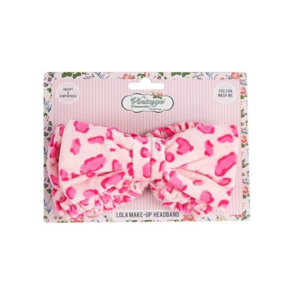 Κορδέλα μαλλιών Lola Make-up Headband - Ροζ Εμπριμέ 