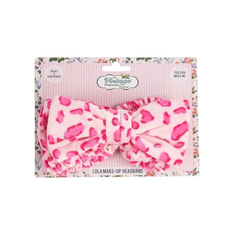 Κορδέλα μαλλιών Lola Make-up Headband - Ροζ Εμπριμέ 