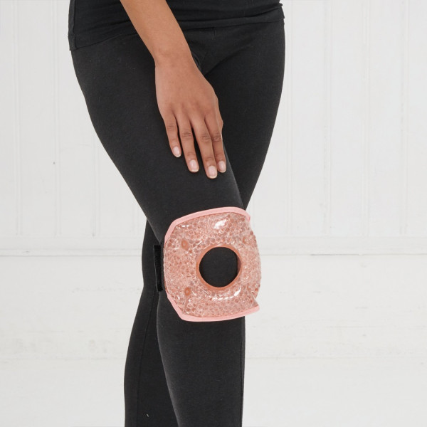 Aroma Home Ροζ Cooling Wrap, Επίθεμα/Κομπρέσα Γονάτου με Τζελ και Άρωμα Λεβάντας  - By Upper Canada