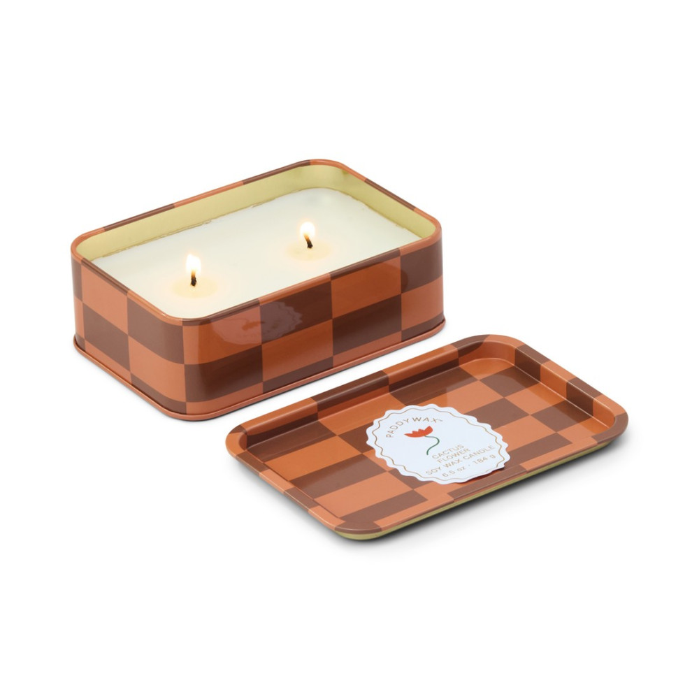 Paddywax A dopo Kερί Σόγιας Μεταλλικό Δοχείο, Cactus Flower 184gr