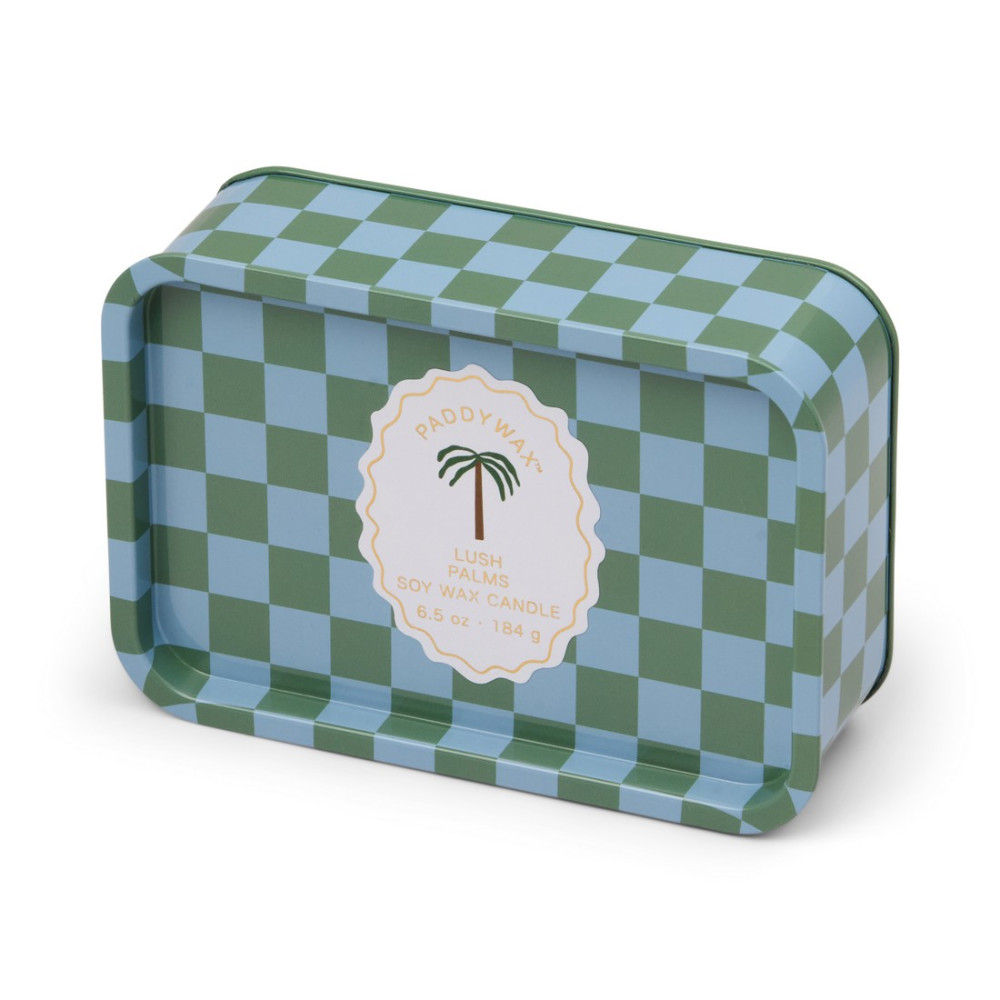 Paddywax A dopo Kερί Σόγιας Μεταλλικό Δοχείο, Lush Palms 184gr - Palm Tree