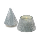 Paddywax Cypress & Fir Γυάλινο Κερί 198gr σε Λευκό Δεντράκι