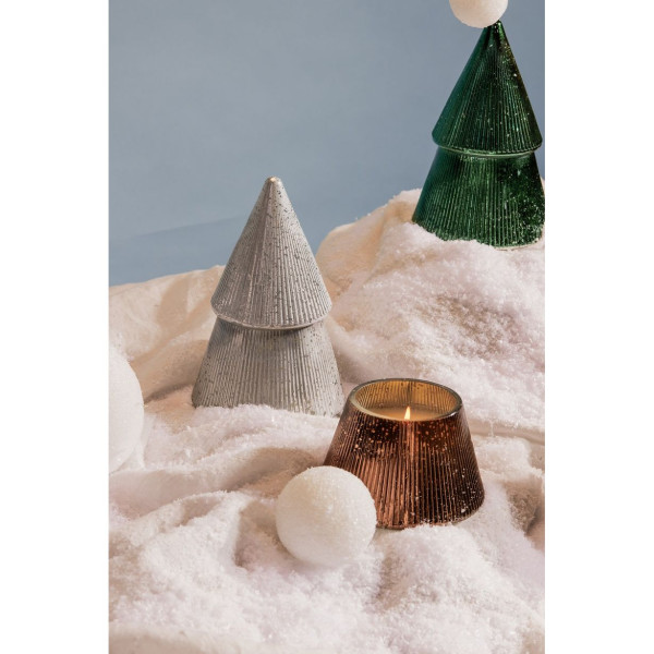 Paddywax Cypress & Fir Γυάλινο Κερί 198gr σε Πράσινο Δεντράκι