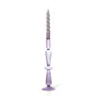 Maegen Γυάλινο Κηροπήγιο 31cm - Lilac