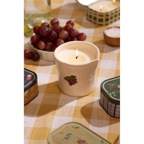 Paddywax Bistro Olive Φυτικό Κερί 226gr σε Κεραμικό Δοχείο - Bordeaux Grape